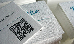 визитки с кодом qr